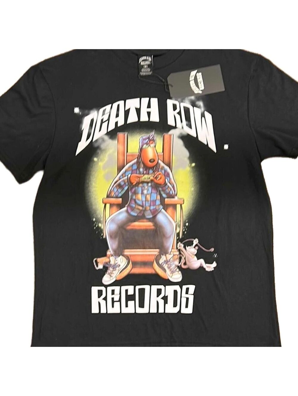 Snoop Dogg Death Row "Still Smokin" Black Graphic Tee | Men’s M | NWT